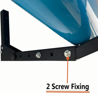 Adjustable Kayak Storage Hooks Wall Mount for Canoe, Paddle Board, Surfboard, Snowboard - Heavy Duty Garage Rack