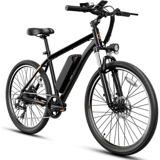 Electric Mountain Bike, Adults' 750W Peak Power, 40 Miles, 20 MPH, 360Wh Battery, 7-Speed, 26' Tires