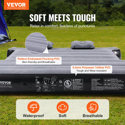 Truck Bed Air Mattress Full Size, Short Truck Beds, Inflatable Camping Bed