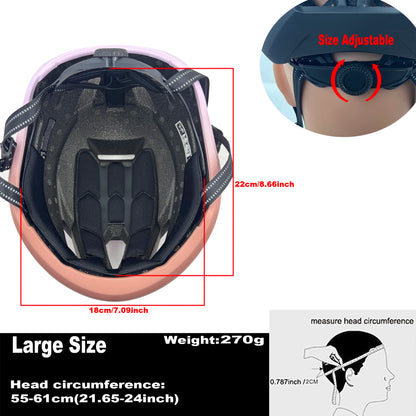 Adult Road Bike, Bicycle Helmet, Unisex, Ultralight, Large Adjustable Size