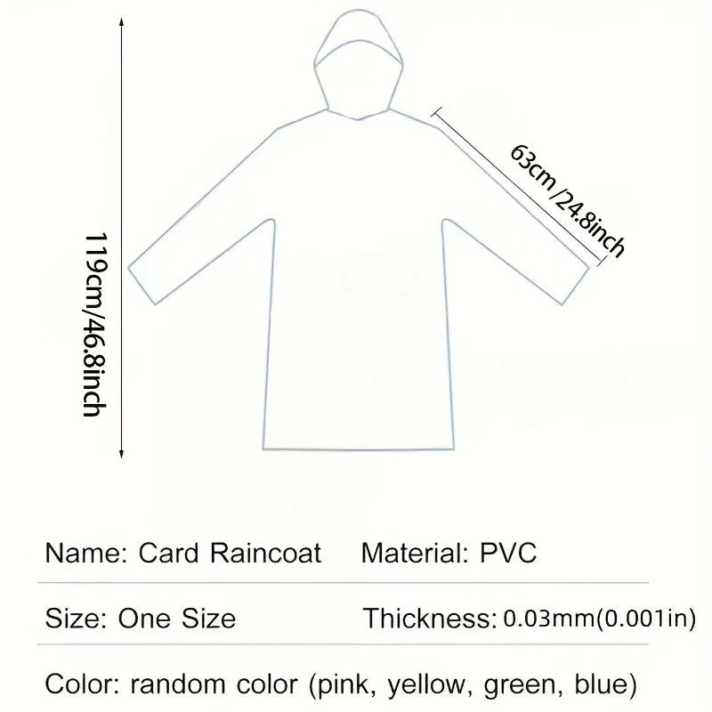 Portable Emergency Raincoats for Hiking, Travel, Camping, 5/10pcs, Outdoor Emergency, Compact Durable Rainwear