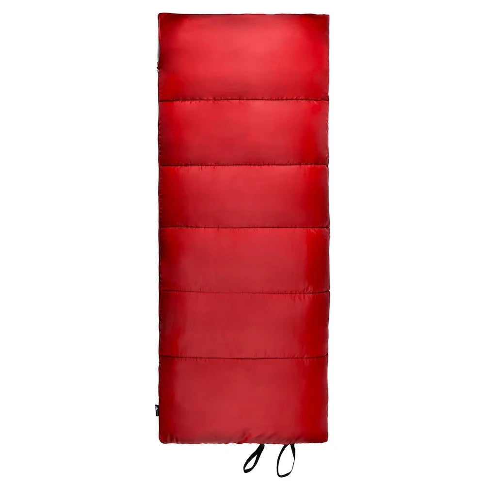 Sleeping Bag Compact Lightweight, 50F Warm Weather Camping, Machine Washable, Insulated, Fabric Stuff Sack