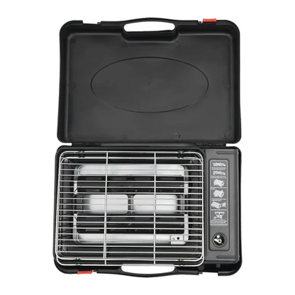 Portable Gas Barbecue Camping Stove w/ Carrying Case