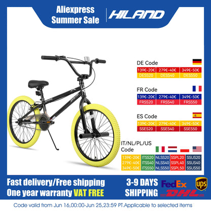 Brockway Freestyle Kids BMX Bikes 2 Pegs, Kids Bicycles for 6-14 Years Old Boys or Girls