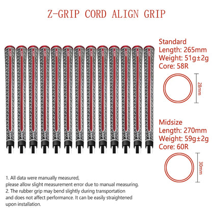 Golf Club Grips, 13PCs Standard/Midsize 60R
