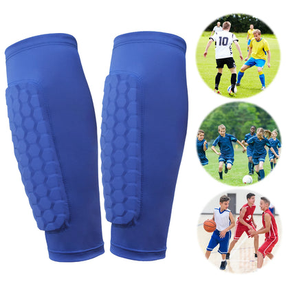Shin Guards, Honeycomb Pads Lightweight Calf Protective Gear