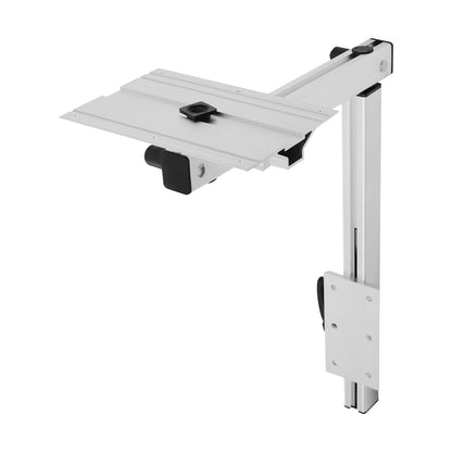 Telescopic RV Table Leg, Silver Heavy Duty 360° Table Leg Aluminum Alloy, Detachable w/ Tabletop Carrier Board