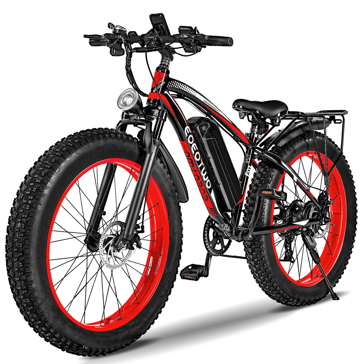 Electric Bike, 1500W, 48V 15Ah Battery, 26" 4.0 Fat Tire, 34MPH High Speed Off-Road Mountain Bicycle