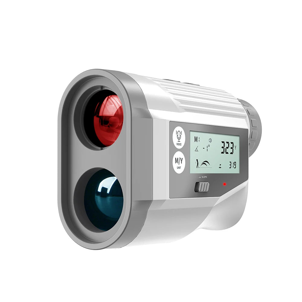 Golf Rangefinder, 1090 Yards w/ Angle Switch, Voice Prompts and Side Display