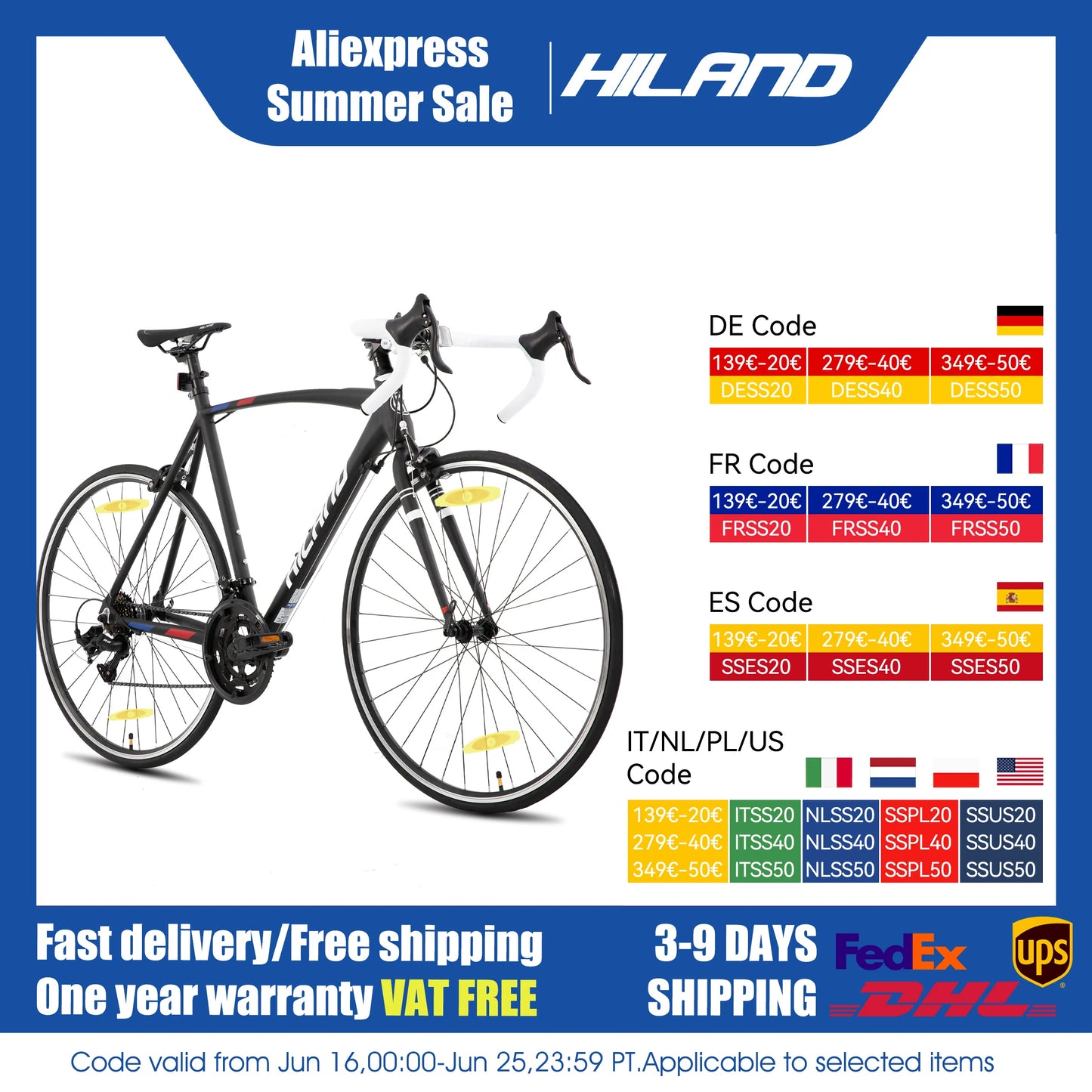 700c Road Bike, 14 Speeds, Lightweight Aluminum Frame, Racing or Road Bike, Unisex