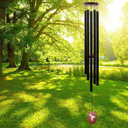 Outdoor Wind Chimes, Deep Tones, 5 Tuned Aluminum Tubes 60 inch, for Patio and Garden