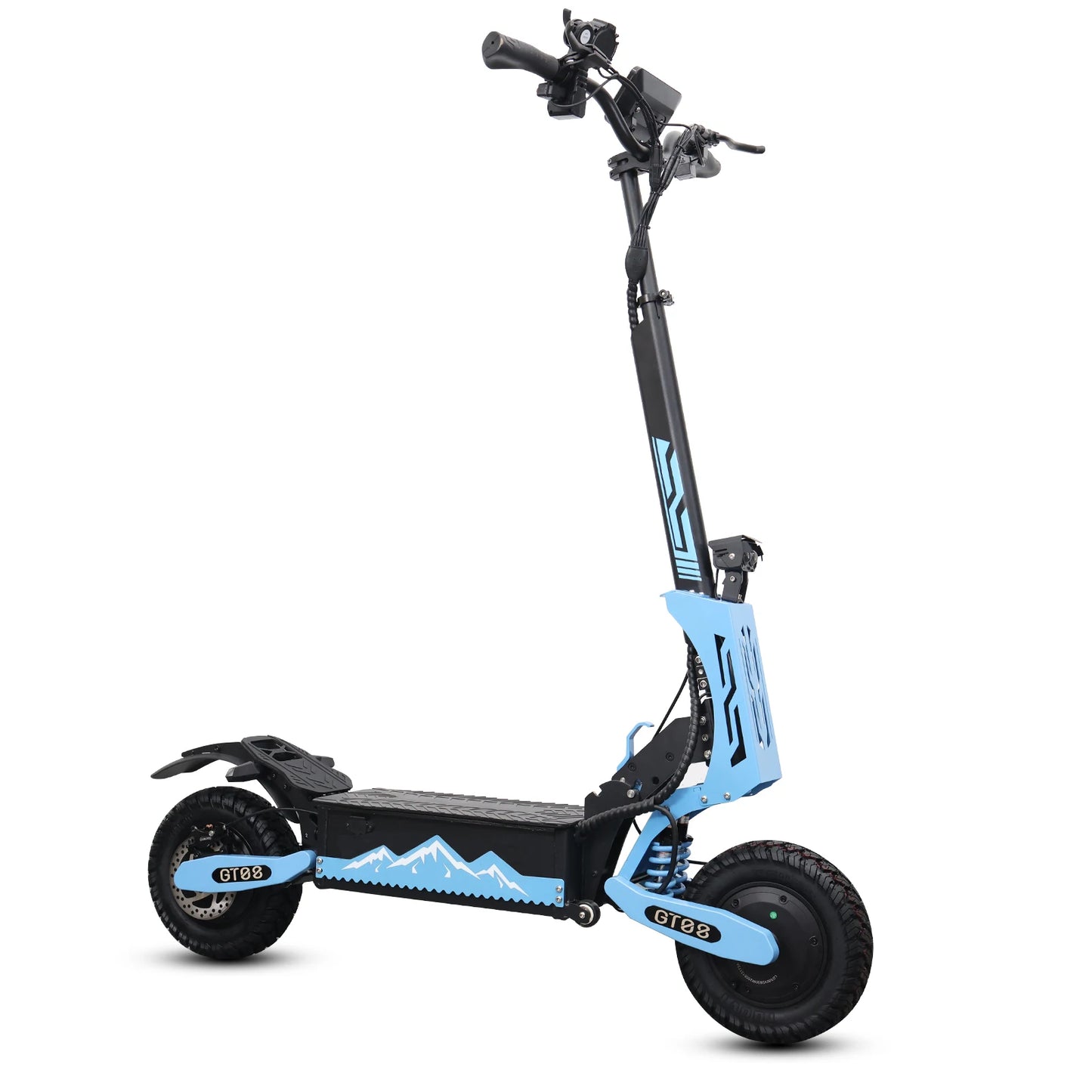 Adult Electric Scooter 5600W Dual Motor, Top Speed 46MPH, 60V27AH, 11-inch Off-Road Tires, Foldable eScooter