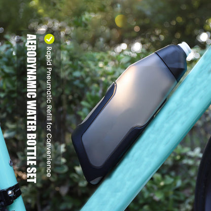 Bicycle Aerodynamic Water Bottle Bracket Set, 600ml, Bicycle Water Bottle