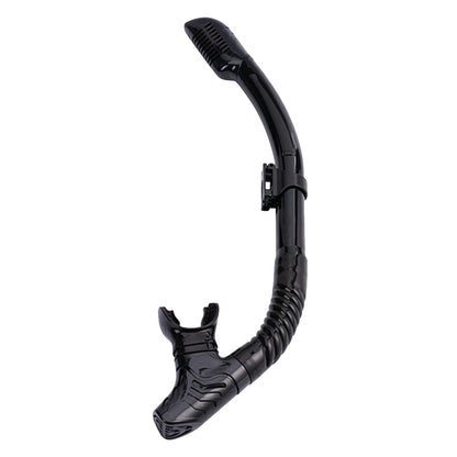 Silicone Snorkel, Swimming Diving Snorkel w/ Hanging Buckle Comfortable Breathing Tube