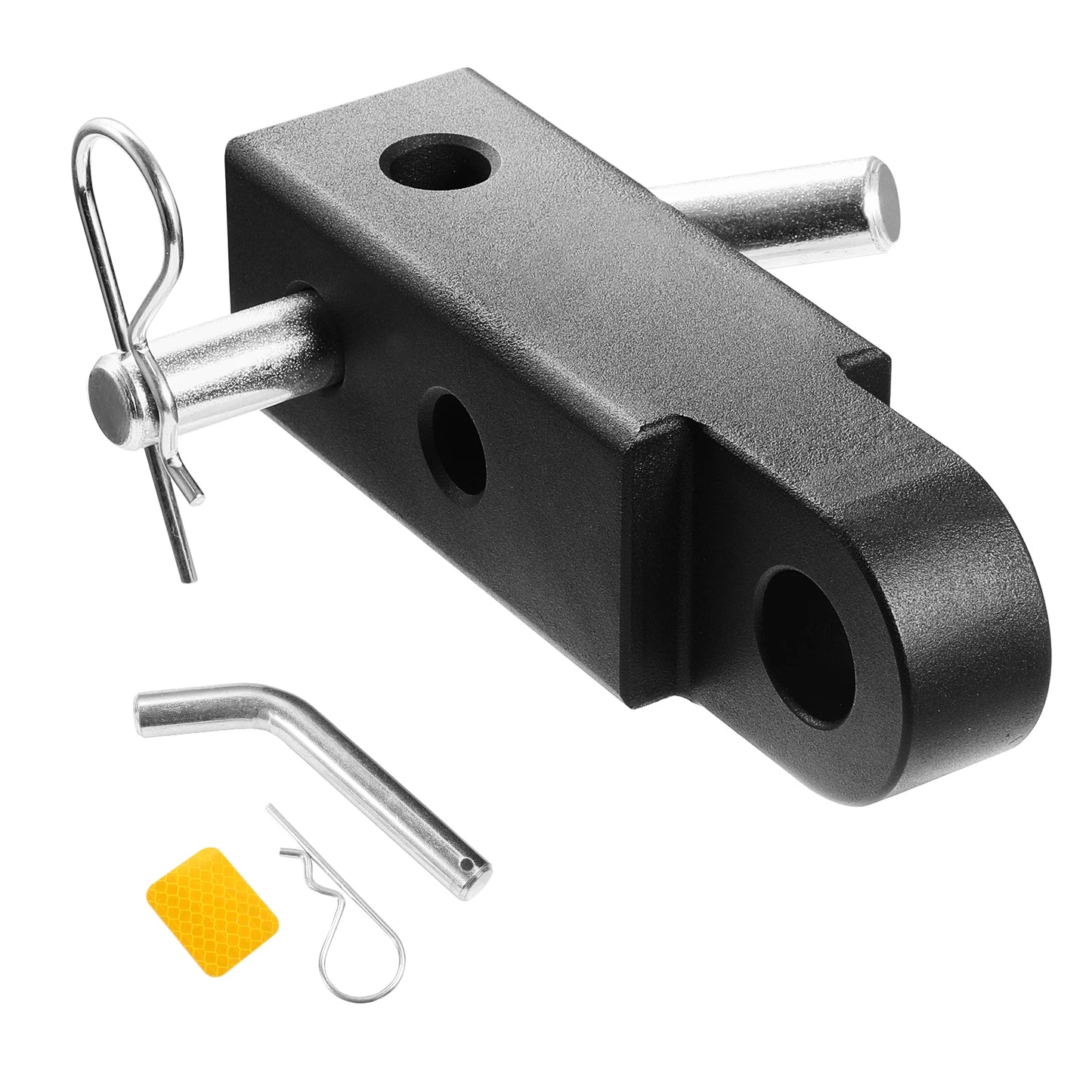 Shackle Hitch Receiver, Fits 2" Towing Accessories w/ Trailer Hitch, Lock Pin