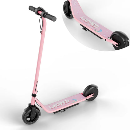 Electric Scooter for Kids, 3/6/9MPH, Three Speed Modes & 10Mile Max Range, 250W Motor, 6.5" Solid Tires, E-Scooter