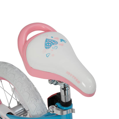 Girls Bike with Basket & Training Wheels, 12, 14, 16, 18 Inch Kids Bike, Foot Brake, Child Bicycle