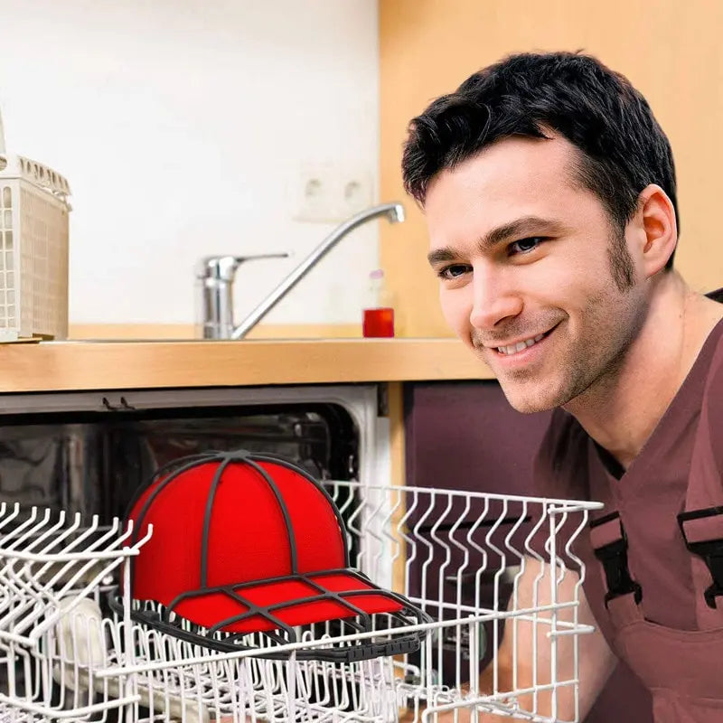 Baseball Cap Washer Frame, Protector for Dishwasher, Washing Machine